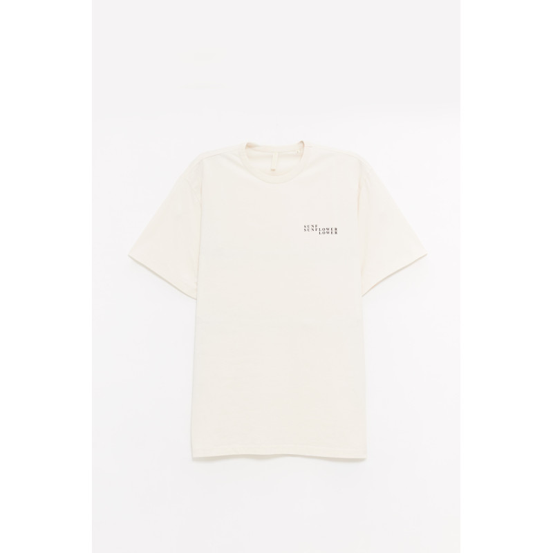 SUNFLOWER OFF WHITE LOGO TEE